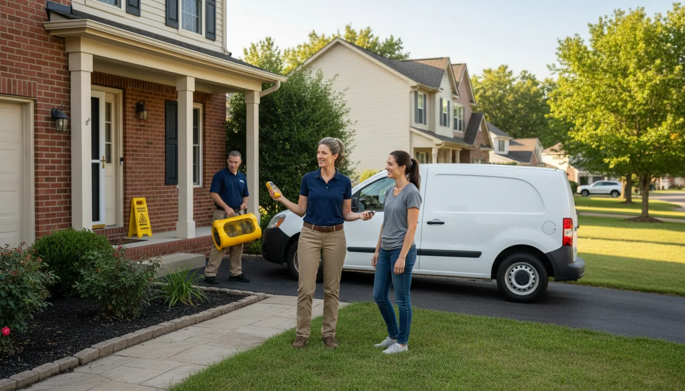Water restoration image for Home Water Damage Repair in Chanute, KS
